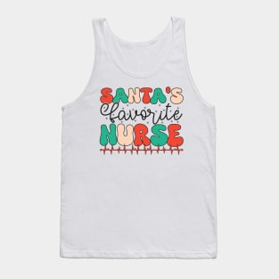 Santa's Favorite Nurse Tank Top